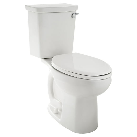 American Standard H20ption Complete Right Height 2-piece 1.28/1.6 GPF Dual Flush Elongated Toilet in White