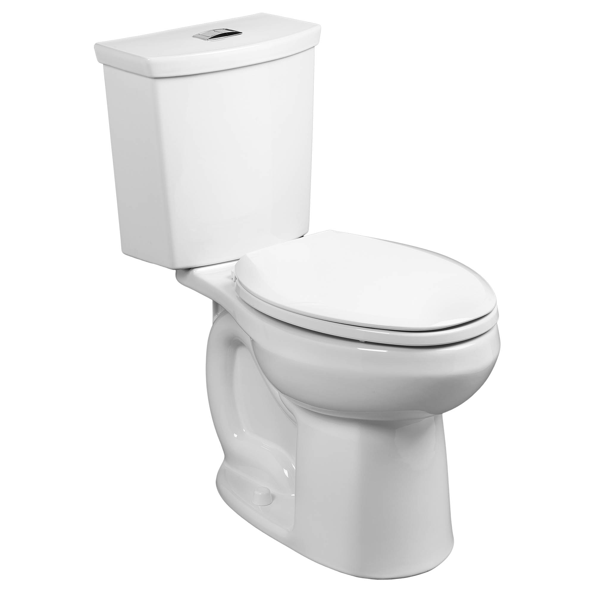 American Standard H2Option Dual Flush Right Height Elongated Toilet 0.92/1.28 gpf in White
