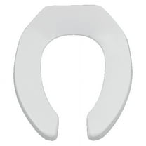 American Standard Heavy-Duty Commerical Elongated Toilet Seat with Self-Sustaining Hinge in White