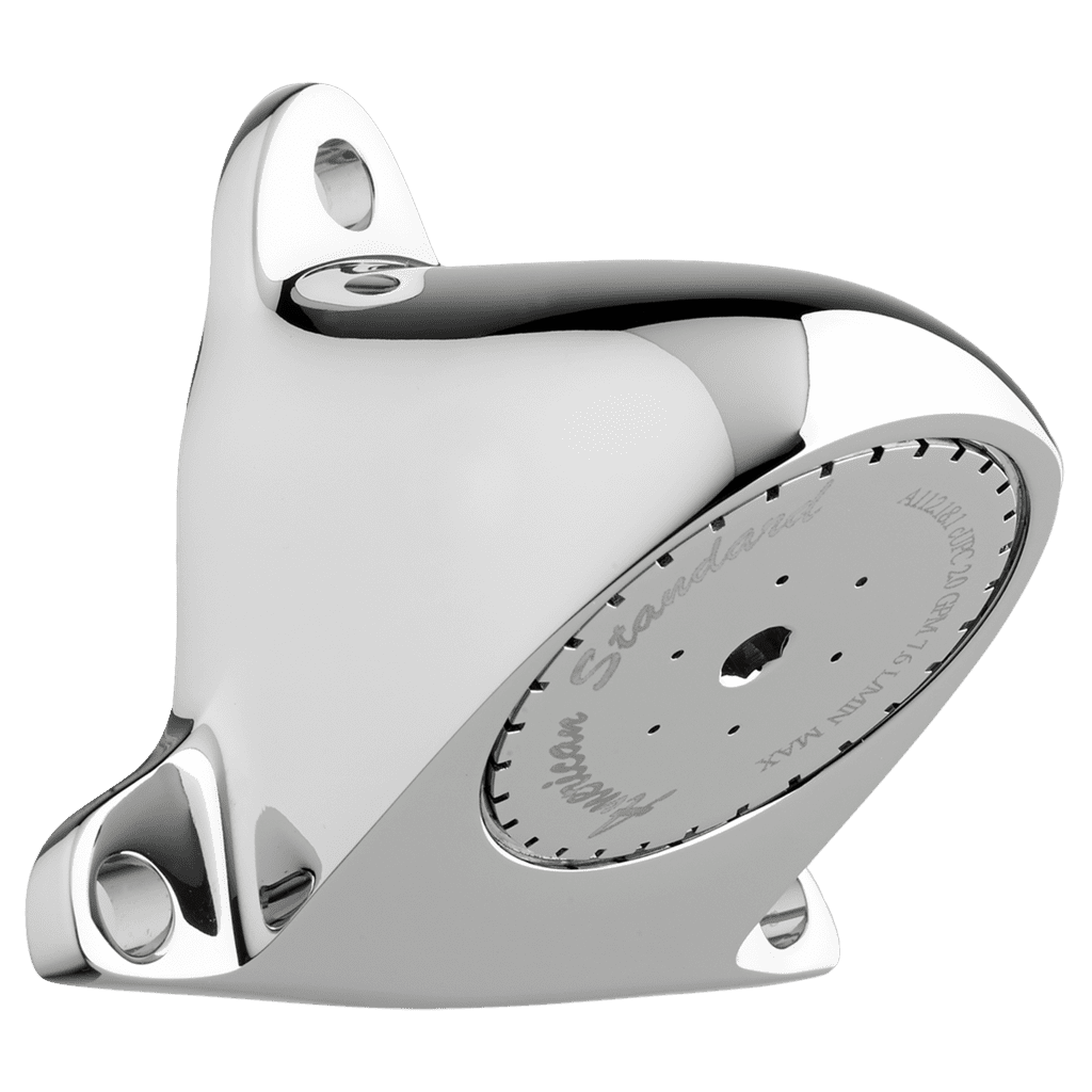 Polished Chrome Wall Mounted Brass Showerhead