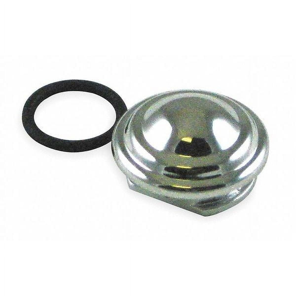 Polished Chrome Metal Index Button Cap for Faucet Handle