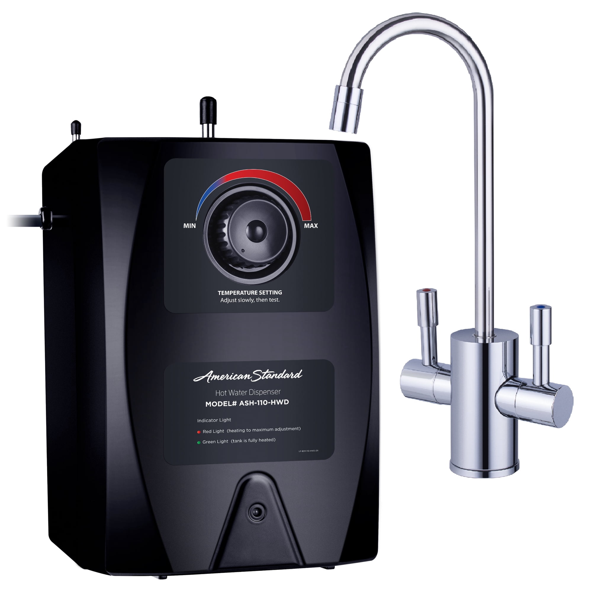 American Standard Instant Hot Water Dispenser 780W with Dual Handle Chrome  Faucet 41-ASH-110-F560-CH - Walmart.com