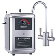 American Standard Kitchen Hot Water Dispenser 1300W with Dual Handle Brushed Nickel Faucet 41-ASH-210-F560-BN