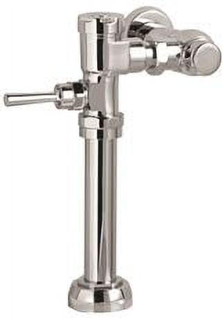 Polished Chrome Manual Flush Valve with Brass Construction