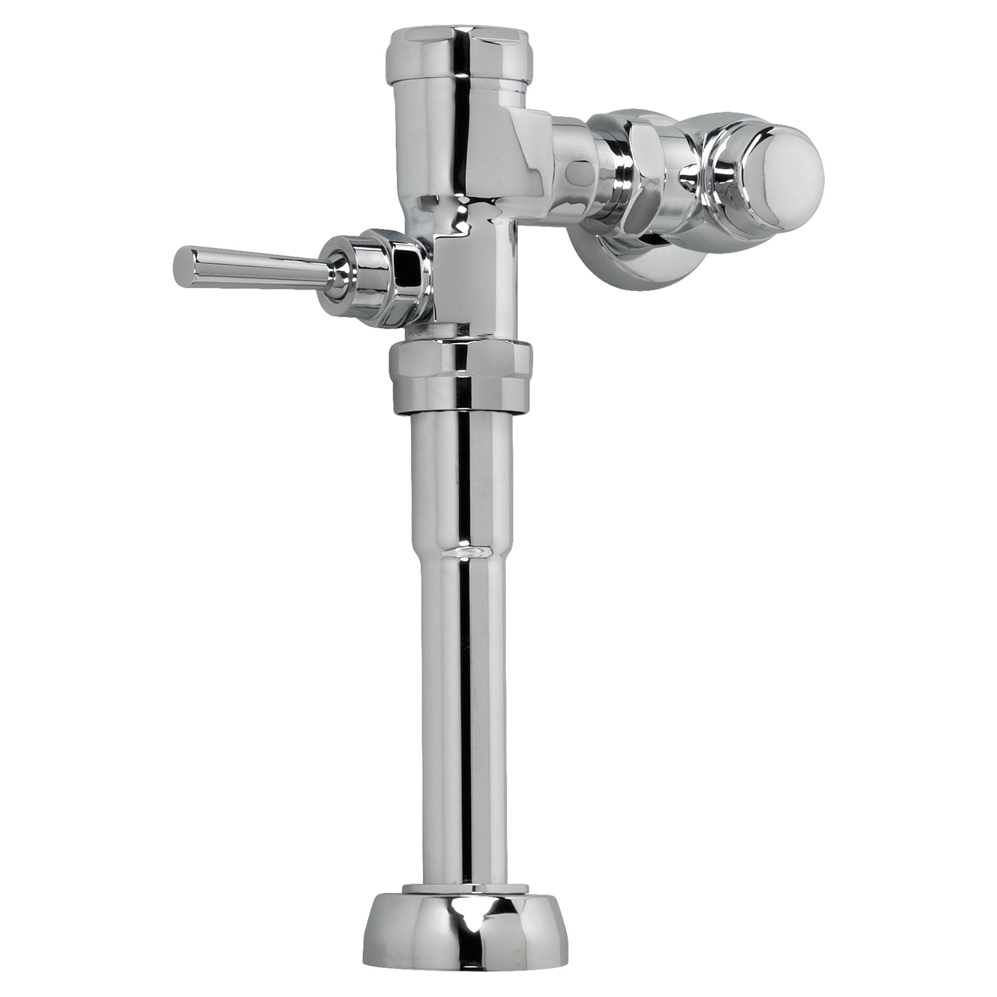 Polished Chrome Manual Urinal Flush Valve with 1 GPF