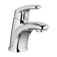 thumbnail image 1 of Manual Mid Arc Bathroom Faucet, Single Hole Mount, Chrome 1 Hole, 1 of 3