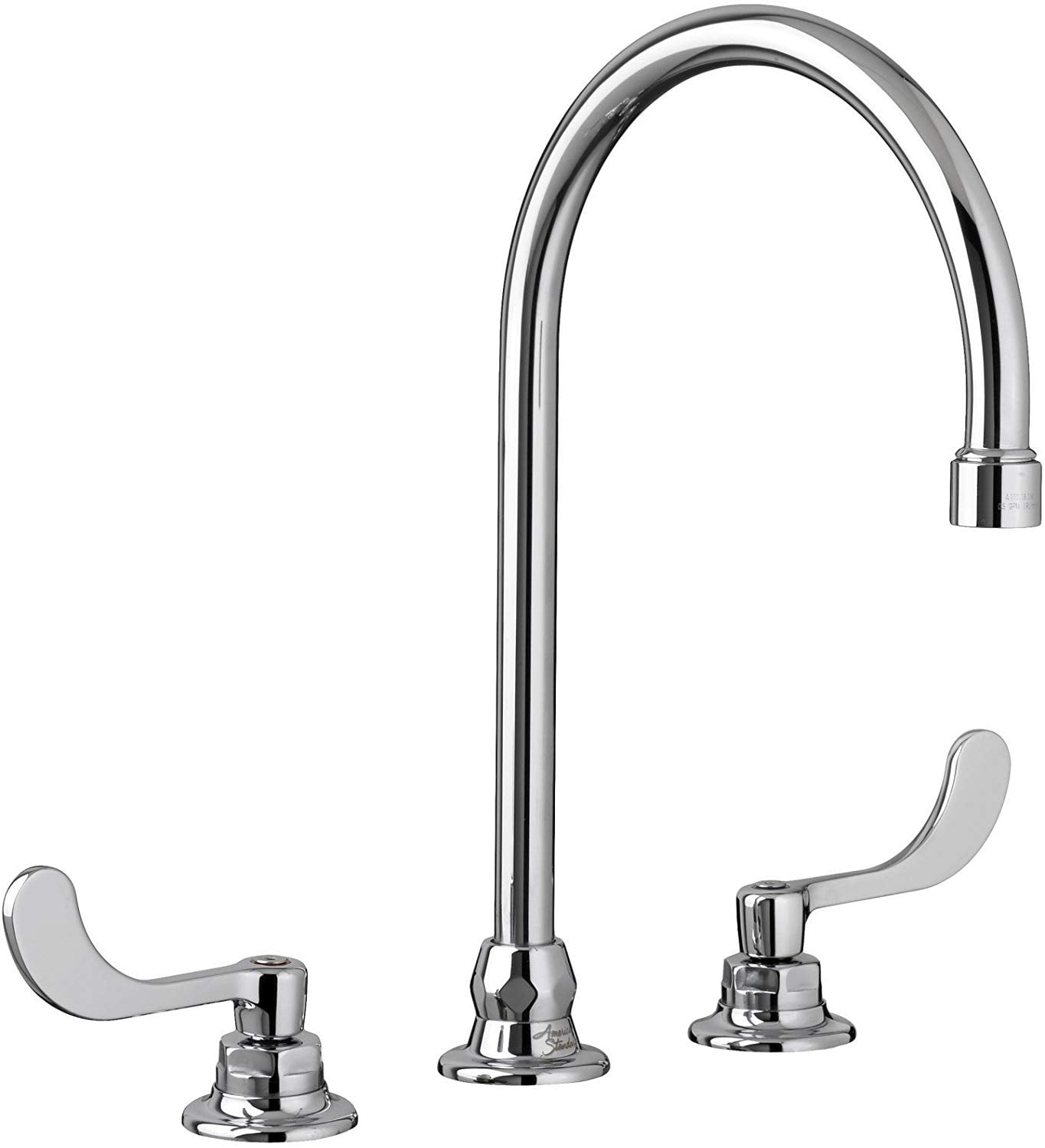 Monterrey Polished Chrome Double Handle Gooseneck Bathroom Faucet