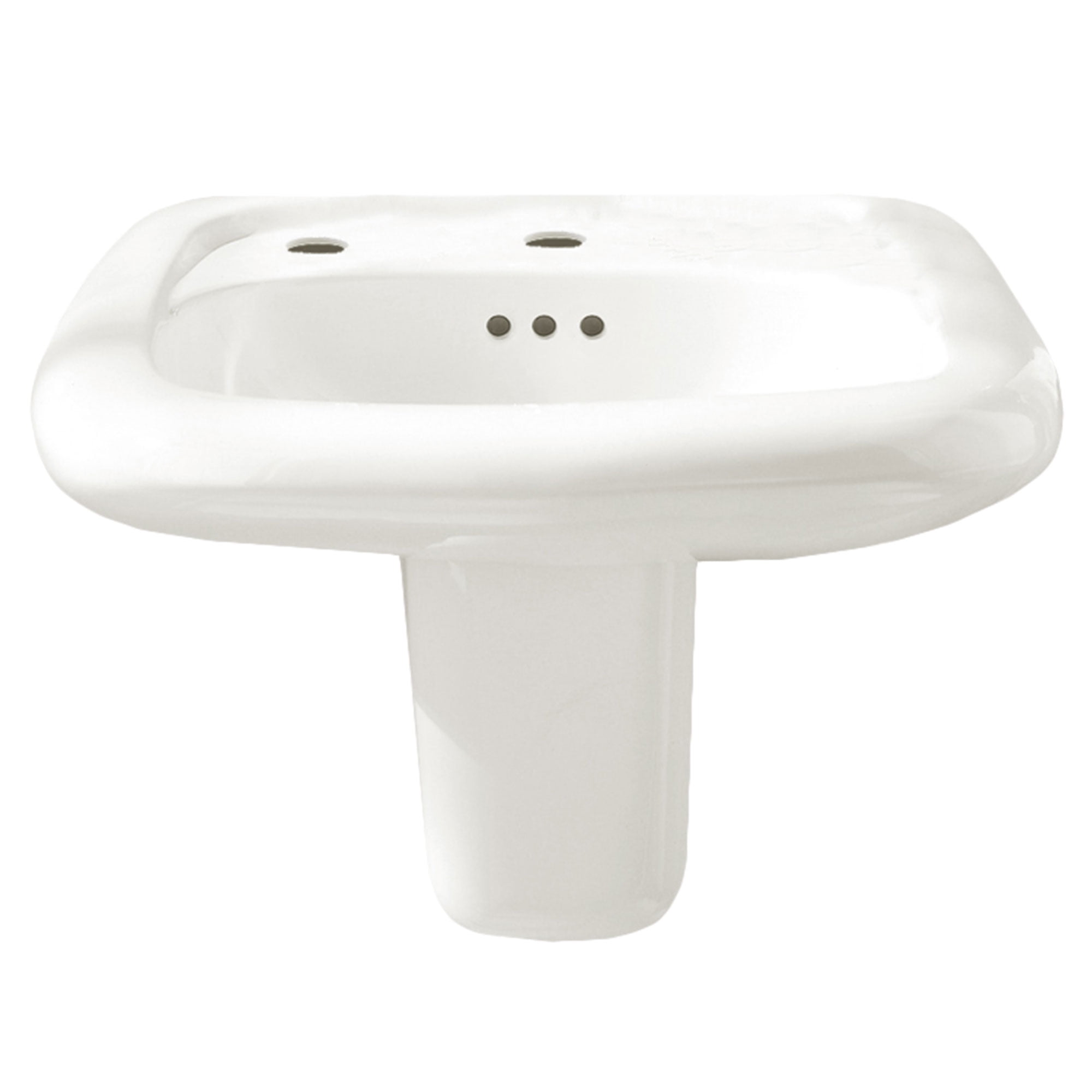 American Standard White Ceramic Wall-Mount Bathroom Sink