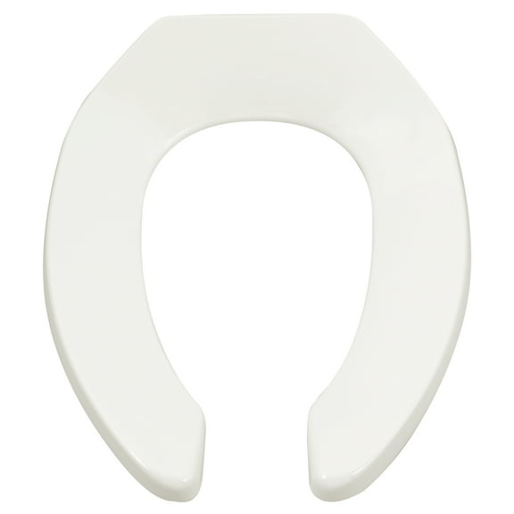 American Standard Open Front Elongated Toilet Seat in White