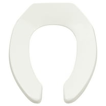 American Standard Open Front Elongated Toilet Seat in White