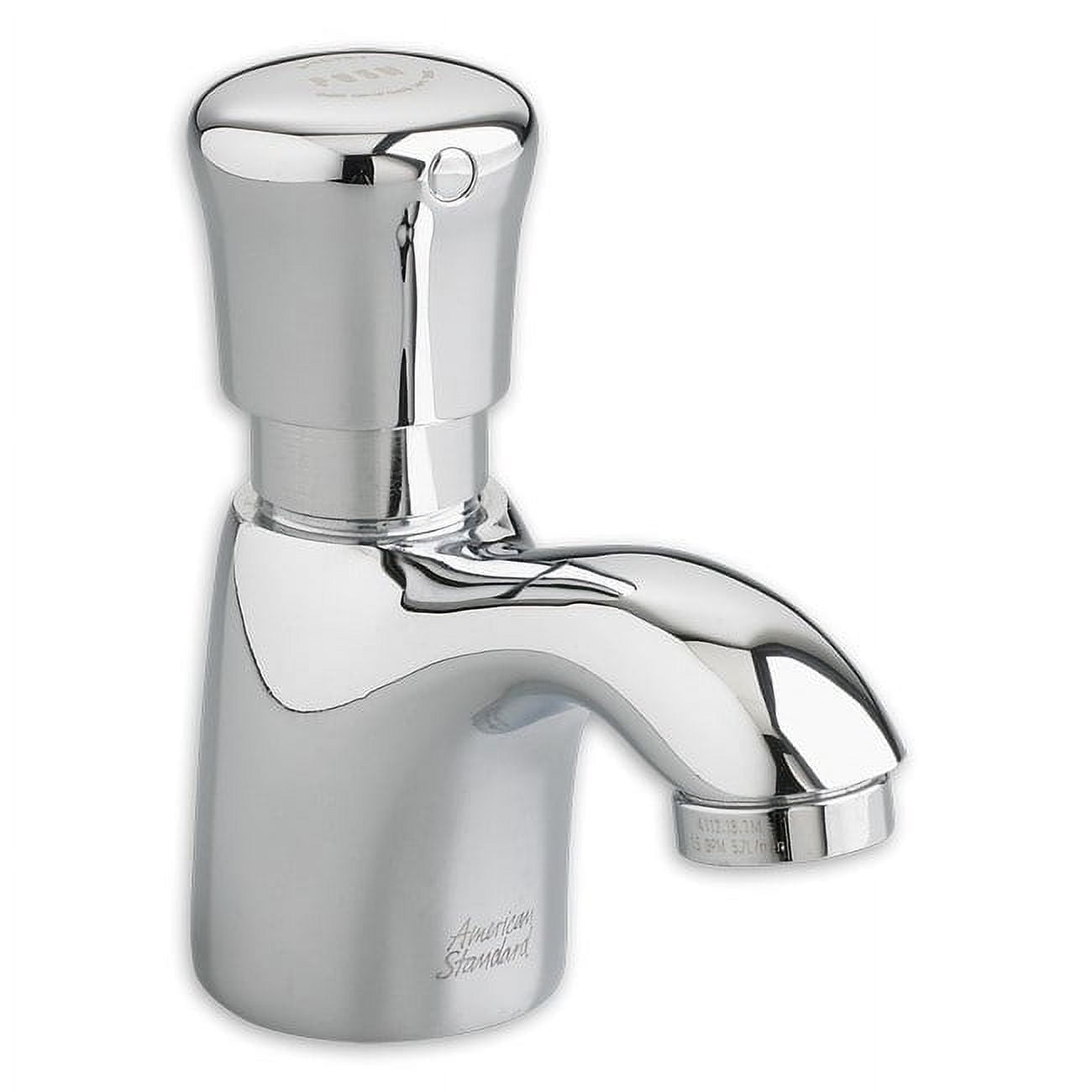 Chrome Single-Handle Low Arc Bathroom Sink Faucet
