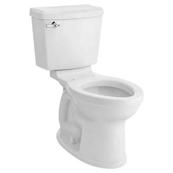 American Standard Portsmouth Champion PRO Two-Piece 1.28 GPF Standard Height Elongated Toilet less Seat in White