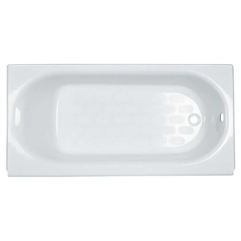 Princeton 5 ft. Americast Left-Hand Drain Rectangular Bathtub in White Princeton 5 ft. Americast Left-Hand Drain Rectangular Bathtub in White