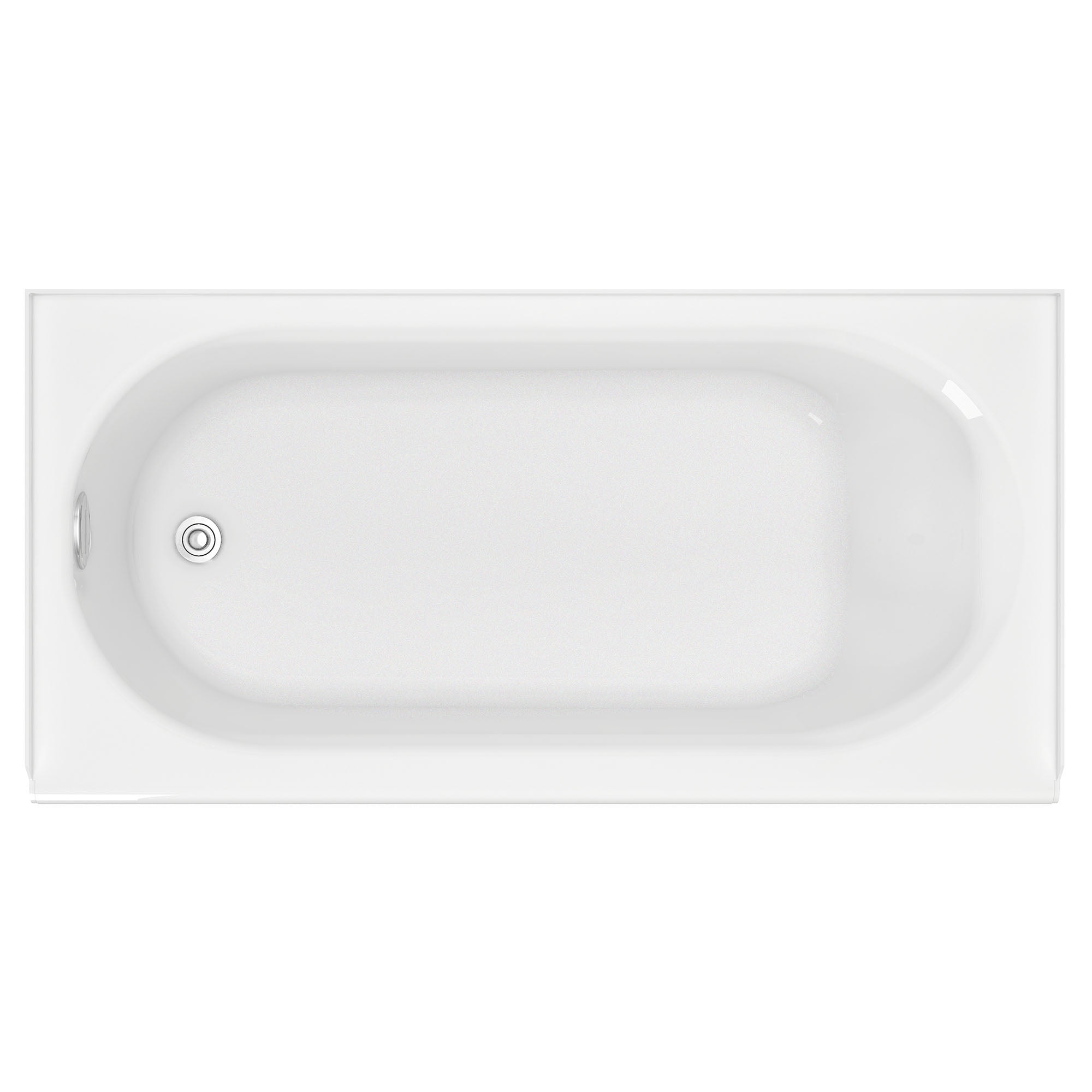 Princeton 61'' White Cast Iron Alcove Bathtub