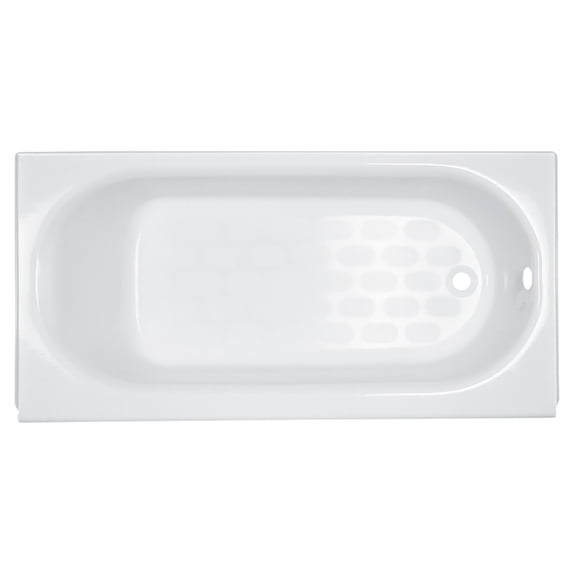 American Standard Princeton Above Floor Rough 5 ft Right Drain Soaking Tub in White