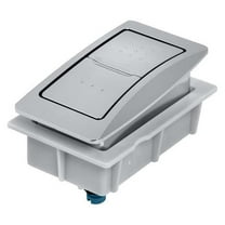 AMERICAN STANDARD 7381092-200.0020A Rectangle Push Button, Plastic/Metal