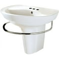 thumbnail image 1 of American Standard Ravenna Pedestal/Shroud Porcelain Bathroom Sink 0268.444.020 White, 1 of 3