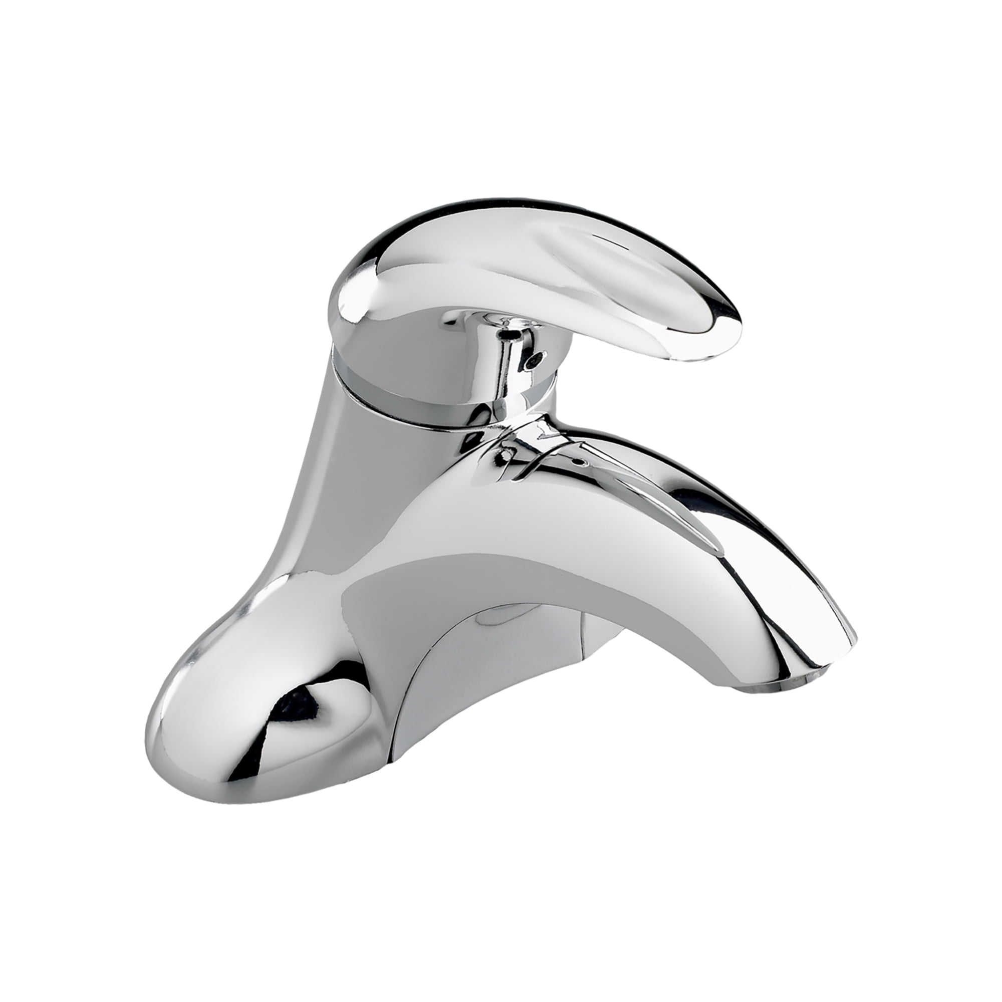 Polished Chrome Modern Single Handle Bathroom Faucet