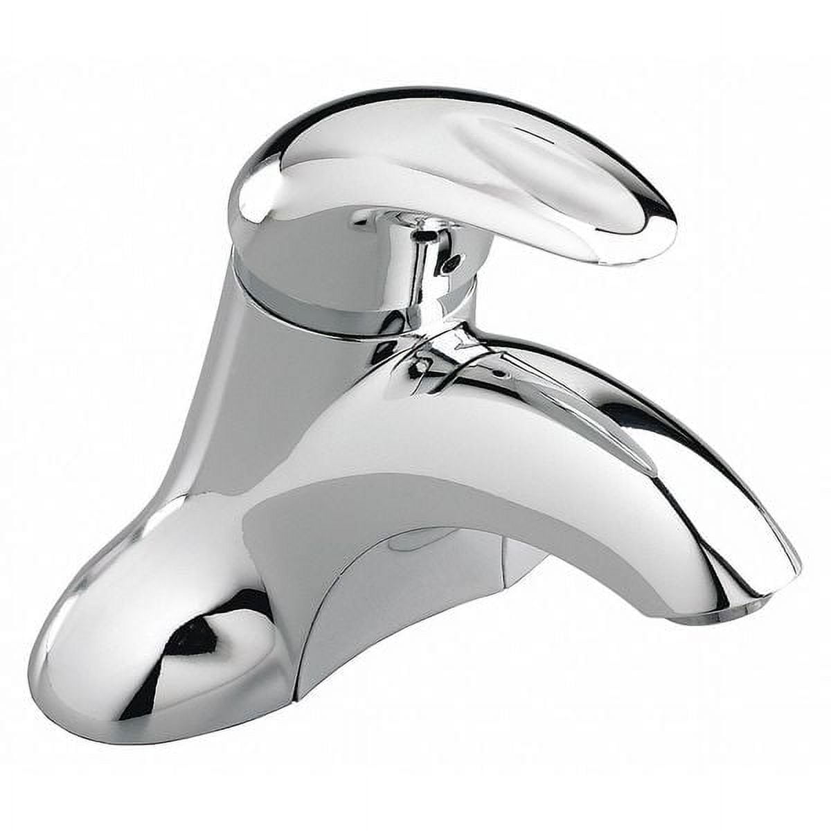 Polished Chrome Single Handle Modern Bathroom Faucet
