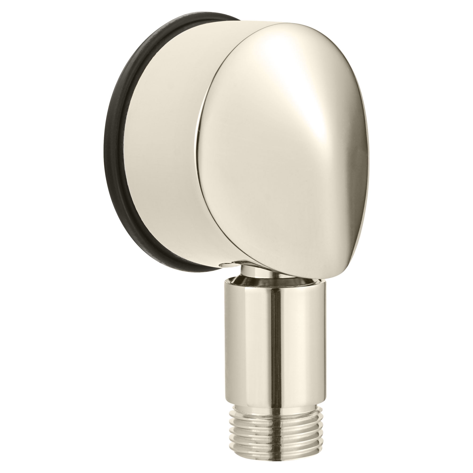 American Standard Round Shower Wall Supply in Polished Nickel 