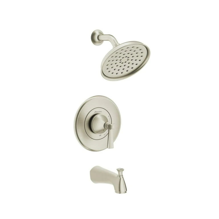 Rumson Single-Handle 1-Spray Tub and Shower Faucet with 1.8 GPM in Brushed Nickel Valve Included Rumson Single-Handle 1-Spray Tub and Shower Faucet with 1.8 GPM in Brushed Nickel Valve Included