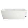 thumbnail image 1 of American Standard Sedona 63 in x 30 in Loft Freestanding Bathtub In White, 1 of 4