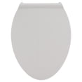 thumbnail image 1 of American Standard Slow-Close Elongated Closed Front Toilet Seat with Tri-Vantage in White, 1 of 7