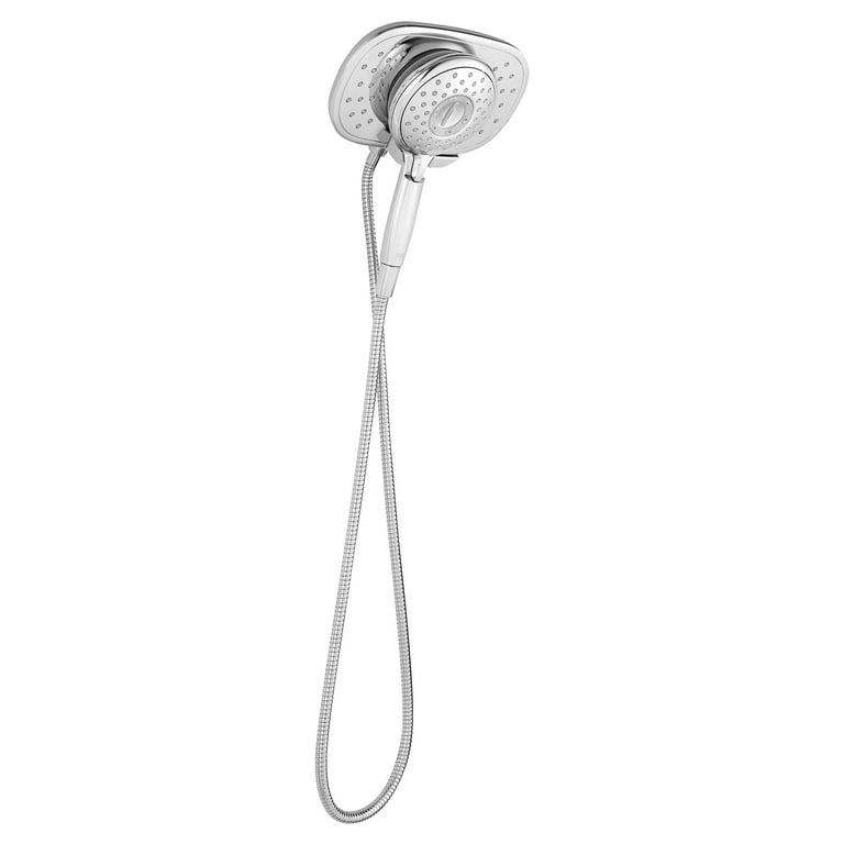 Spectra+ 4-spray 5 in. Dual Shower Head and Handheld Shower Head with Body spray in Brushed Nickel Spectra+ 4-spray 5 in. Dual Shower Head and Handheld Shower Head with Body spray in Brushed Nickel