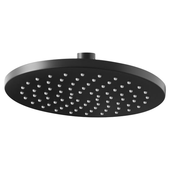 American Standard Studio 1-Spray 8 in. Single Wall Mount Fixed Shower Head in Matte Black
