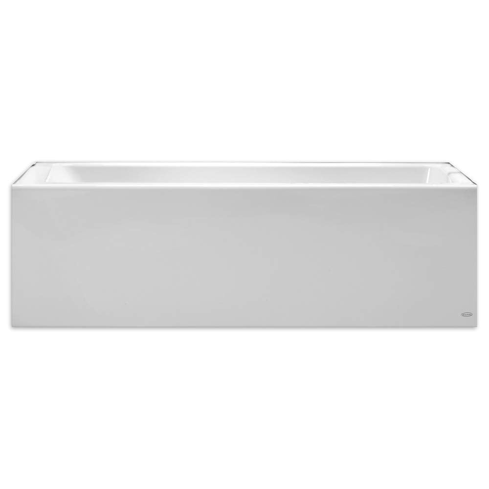 Studio 60'' x 32'' White Acrylic Alcove Soaking Bathtub