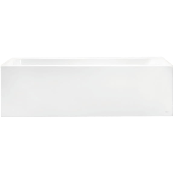 American Standard Studio 60 x 30-Inch Integral Apron Bathtub Above Floor Rough With Left-Hand Outlet