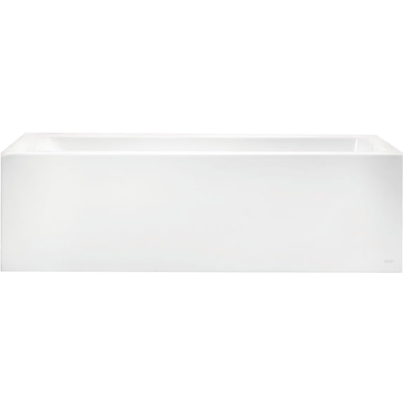 American Standard Studio 60 x 30-Inch Integral Apron Bathtub Above Floor Rough with Right-Hand Outlet
