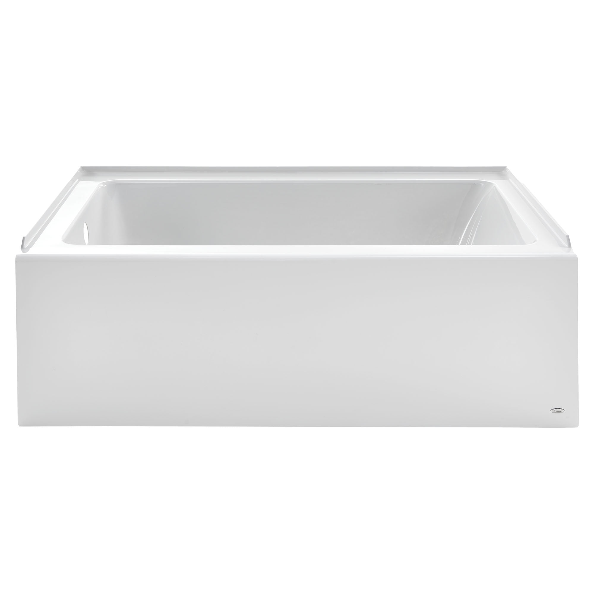 Studio 60'' x 32'' White Acrylic Alcove Bathtub