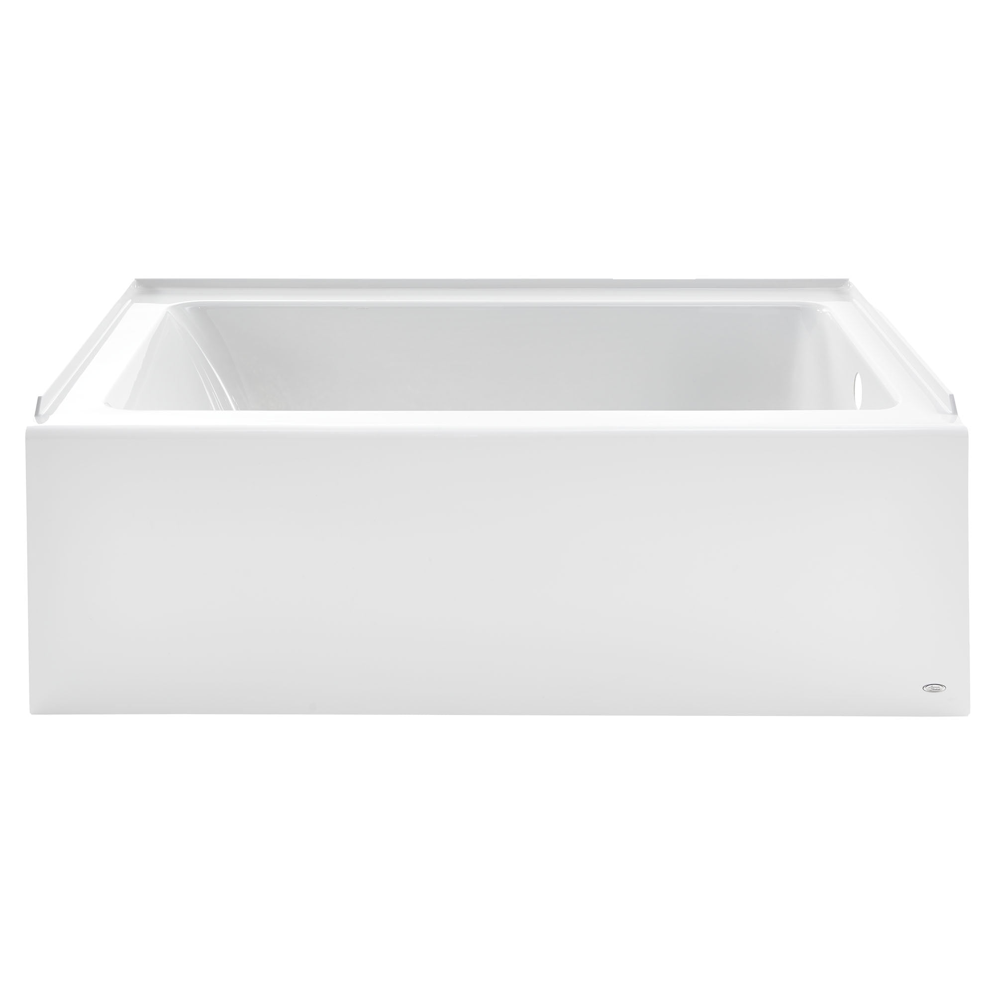 Studio 60'' x 32'' White Acrylic Alcove Soaking Bathtub