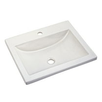 American Standard Studio Drop-in Sink with Center Hole in White