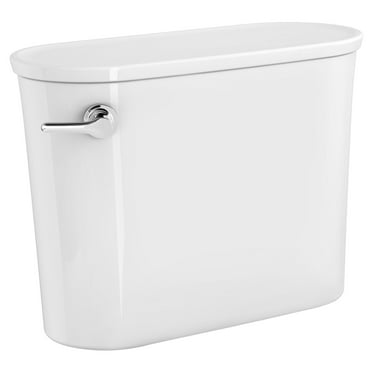 American Standard Studio S 1.28 GPF Single Flush Toilet Tank Only with Left Hand Trip Lever in White