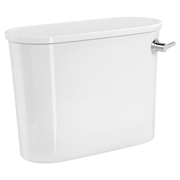 American Standard Studio S 1.28 GPF Single Flush Toilet Tank Only with Right-Hand Trip Lever in White