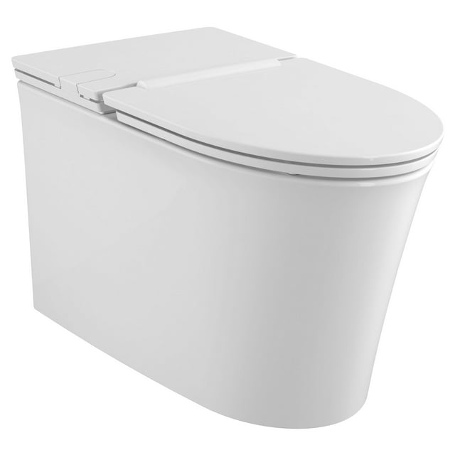 American Standard Studio S 1-piece 1.0 GPF White Elongated Low-Profile Toilet, Seat Included