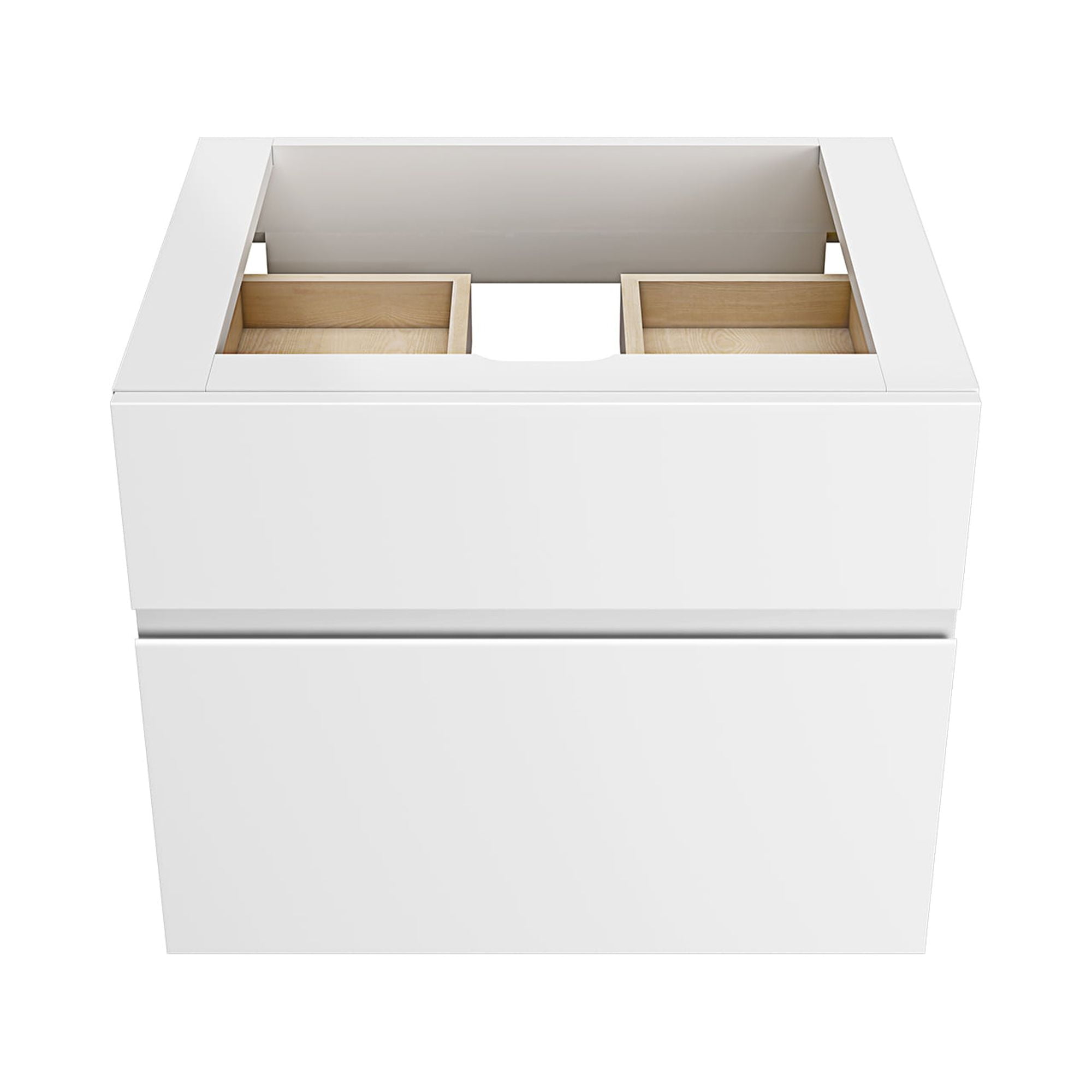 Studio S 24" White Wall-Mounted Single Vanity Cabinet