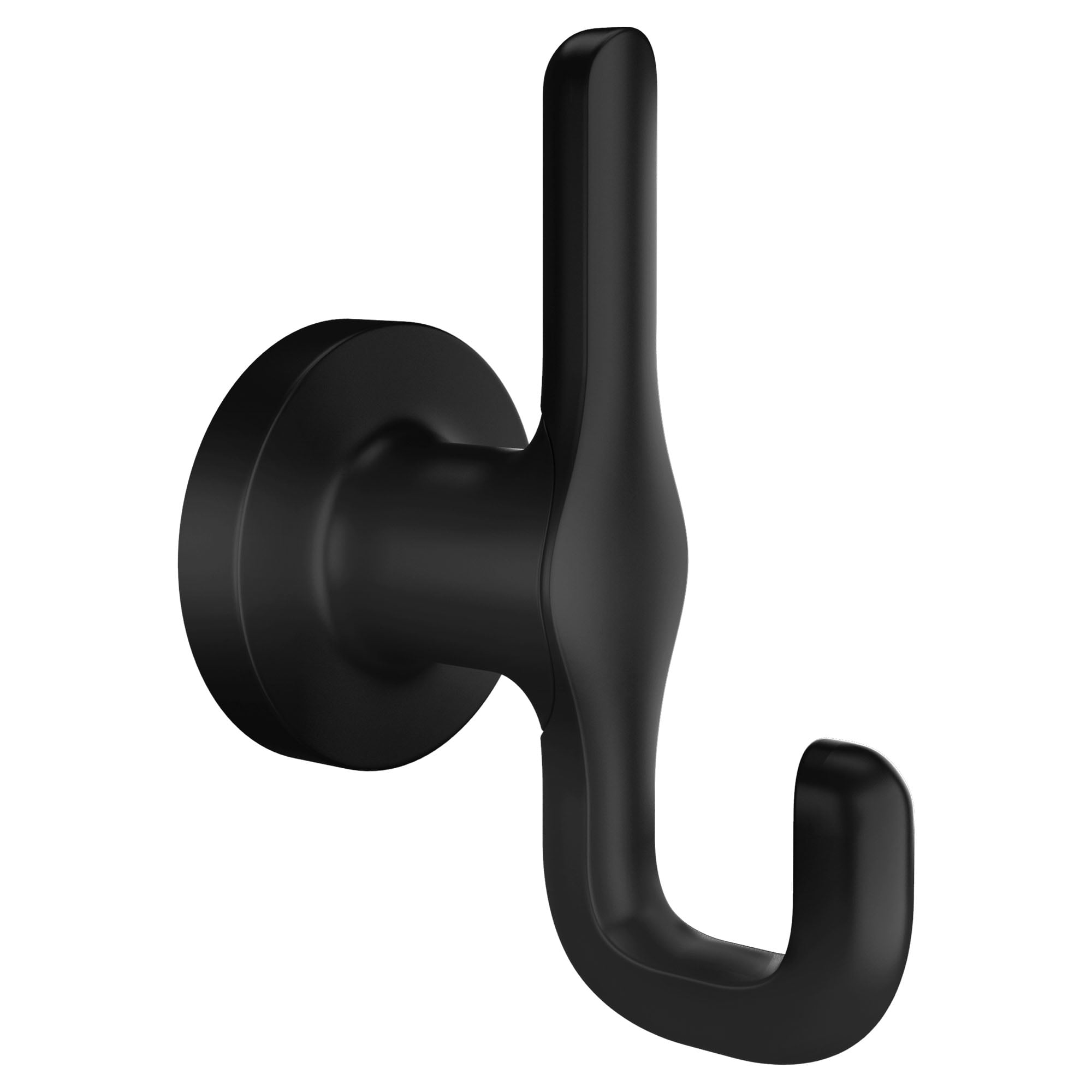 Matte Black Wall Mounted Double Robe Hook