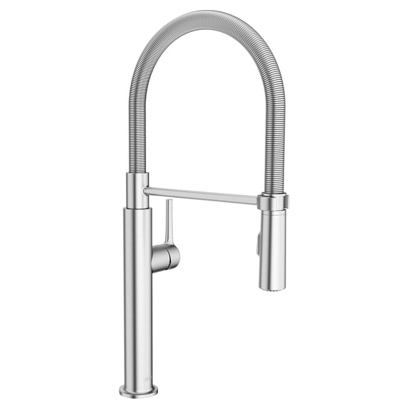American Standard Studio S Semi Professional Pull-Down Kitchen Faucet with Spring Spout in Stainless Steel