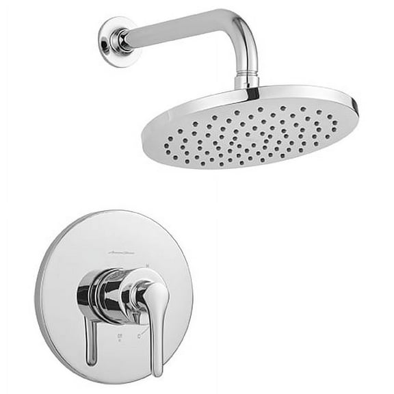 American Standard Studio S Shower Only Trim Kit with Water-Saving Shower Head and Cartridge in Polished Chrome