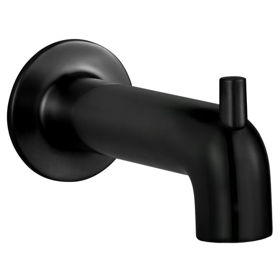 American Standard Studio S Wall Mount Slip-On Tub Spout in Matte Black