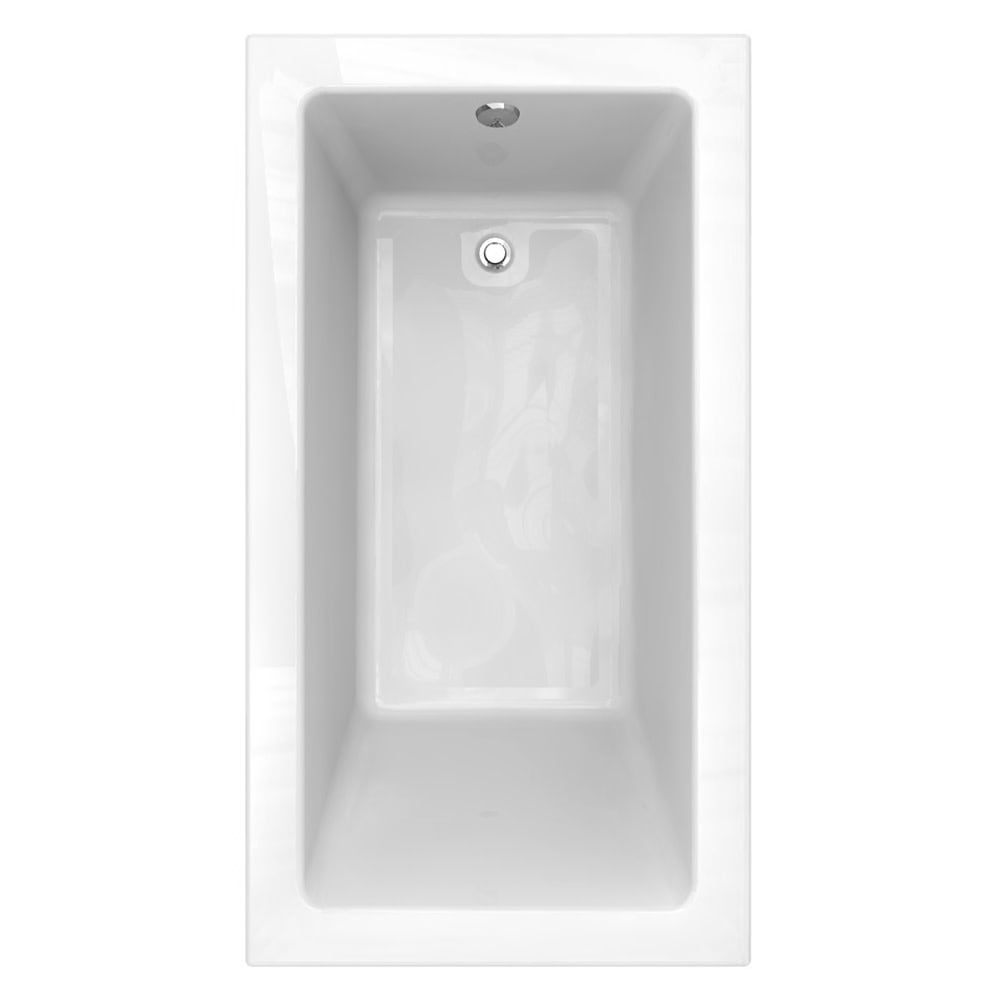 Studio 66'' White Acrylic Drop-In Soaking Bathtub