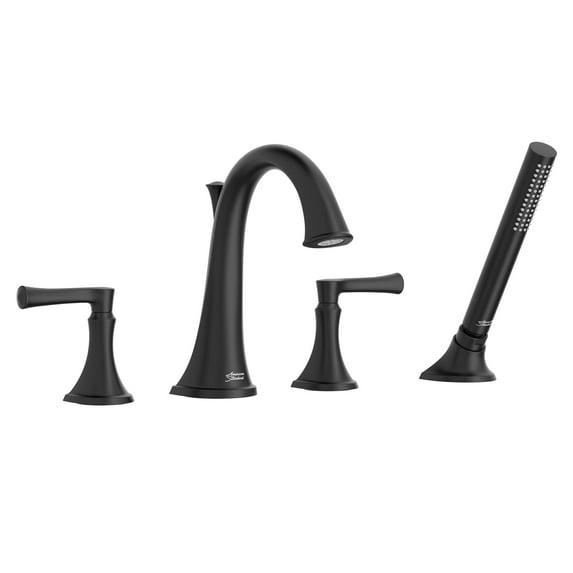 American Standard T722.901 Estate Deck Mounted Roman Tub Filler - Black