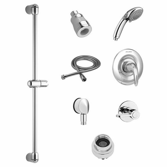 American Standard TU662213.002 - COMM SHOWER SYS KIT, 1.5 GPM, CHROME