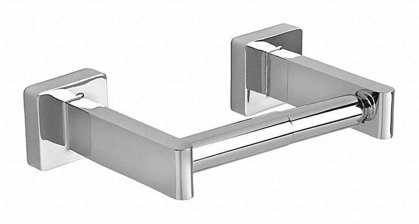 Polished Chrome Metal Double Post Toilet Paper Holder
