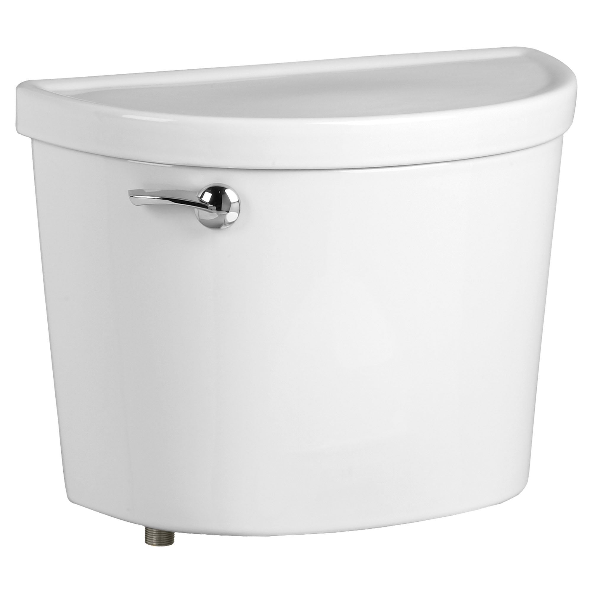 White Ceramic Single Flush Toilet Tank