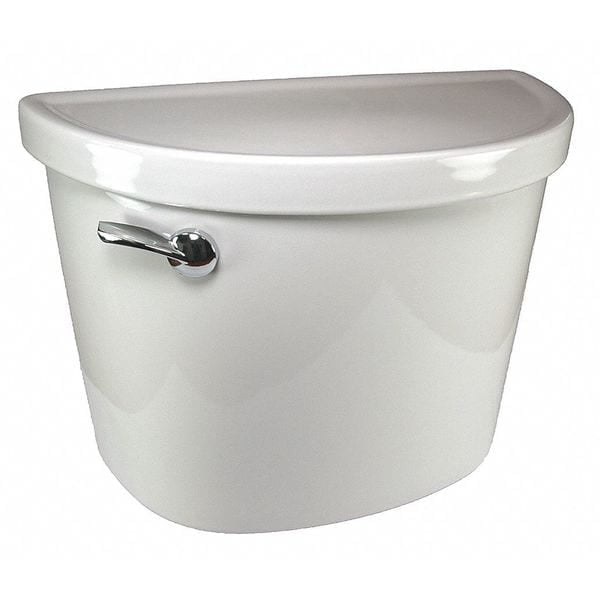 White Ceramic Single Flush Toilet Tank