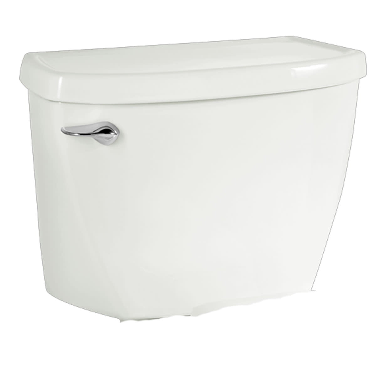 White Dual Flush Pressure Assist Toilet Tank